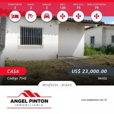Casa en Venta en  Araure, Portuguesa
