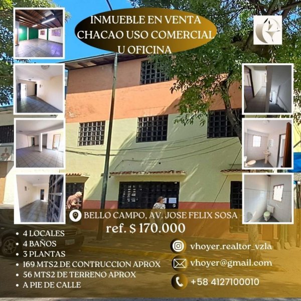 Edificio en Venta en Bello Campo Chacao, Miranda