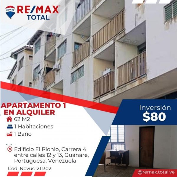 Apartamento en Alquiler en  Guanare, Portuguesa