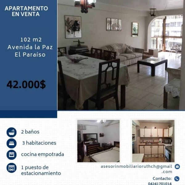 Apartamento en Venta en El Paraíso El Paraíso, Distrito Federal