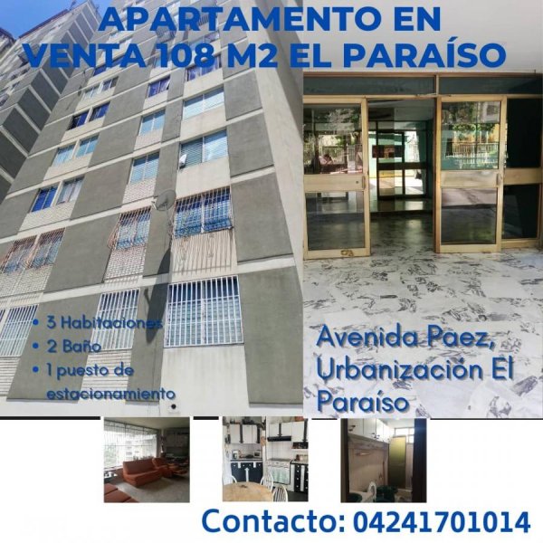 Apartamento en Venta en Avenida Paez, El Paraíso El Paraíso, Distrito Federal