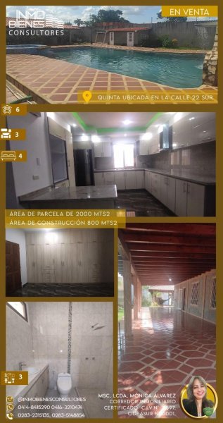 Quinta en Venta en  El Tigre, Anzoátegui