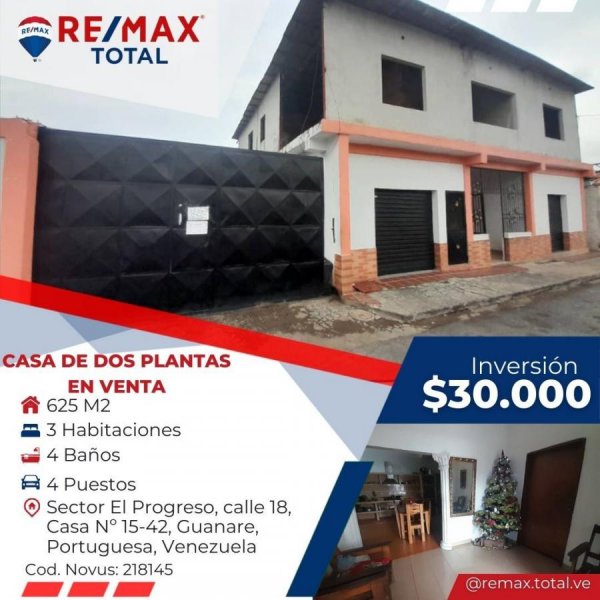 Foto Casa en Venta en Guanare, Portuguesa - U$D 30.000 - CAV218713 - BienesOnLine