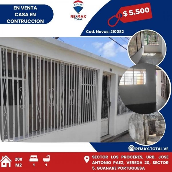 Casa en Venta en  Guanare, Portuguesa