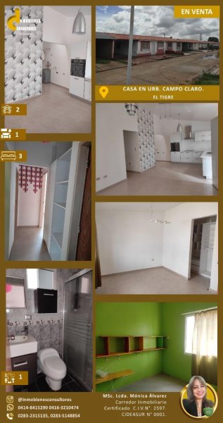 Foto Casa en Venta en Edmundo Barrios, El Tigre, Anzoátegui - U$D 15.500 - CAV179374 - BienesOnLine