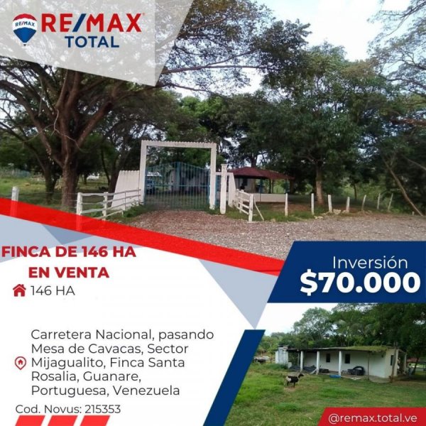 Finca en Venta en  Guanare, Portuguesa