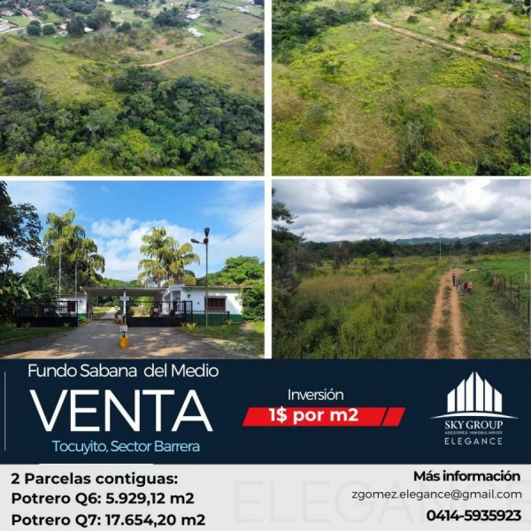 Terreno en Venta en BARRERA NORTE, ANTIGUA HACIENDA SANTA ISABEL Tocuyito, Carabobo