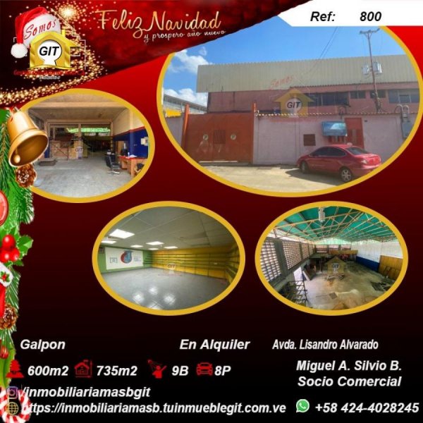 Foto Galpon en Alquiler en Av Lisandro Alvarado, Valencia, Carabobo - U$D 500 - GAA214534 - BienesOnLine