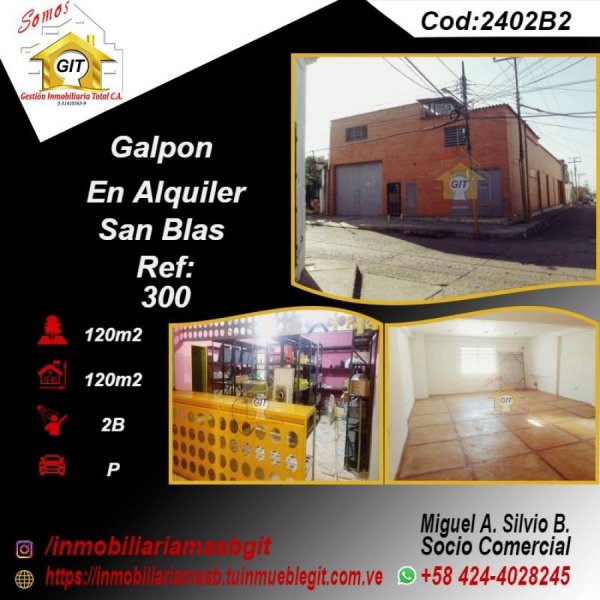 Galpon en Alquiler en San Blas Valencia, Carabobo