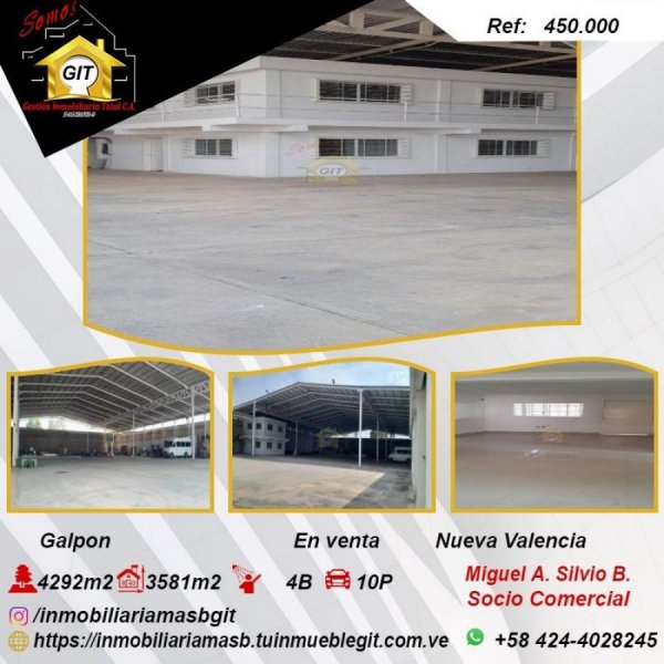 Galpon en Venta en Av. Principal de Tocuyito Tocuyito, Carabobo