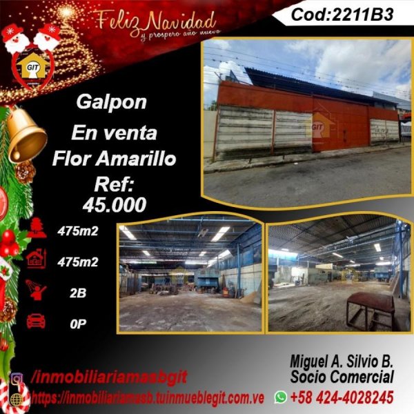 Galpon en Venta en Flor Amarillo Valencia, Carabobo