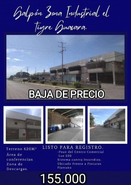 Industrial en Venta en  Guacara, Carabobo