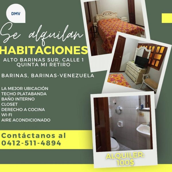 Habitacion en Alquiler en  Barinas, Barinas