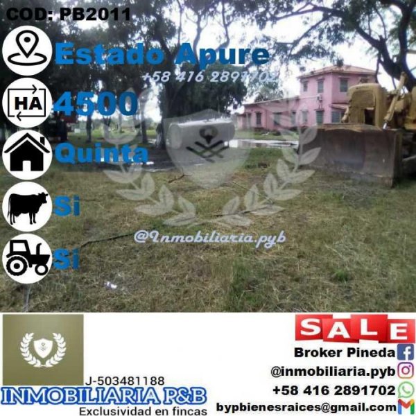 Finca en Venta en  Achaguas, Apure