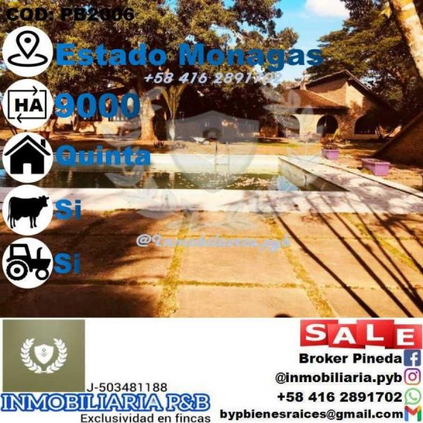 Finca en Venta en  MATURIN, Monagas