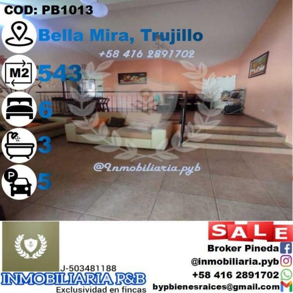 Quinta en Venta en  Trujillo, Trujillo