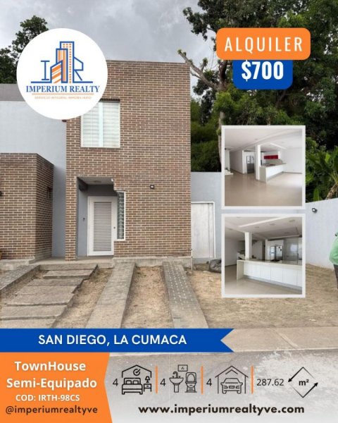 Casa en Alquiler en  San Diego, Carabobo