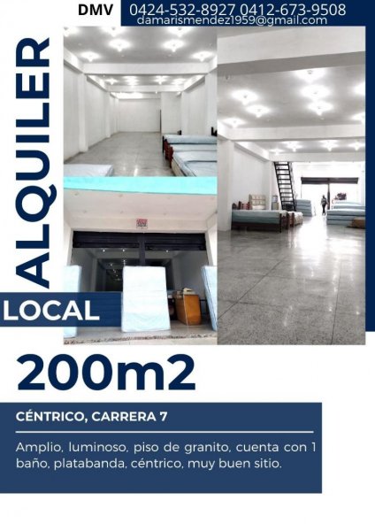 Foto Local en Alquiler en Guanare, Portuguesa - U$D 600 - LOA169667 - BienesOnLine