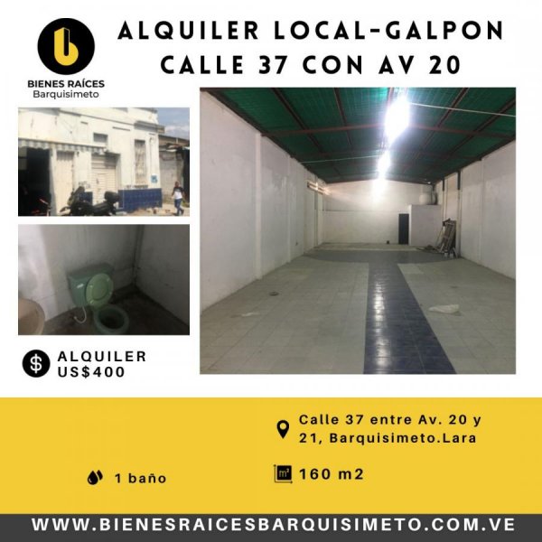 Local en Alquiler en Av. 20 Barquisimeto, Lara