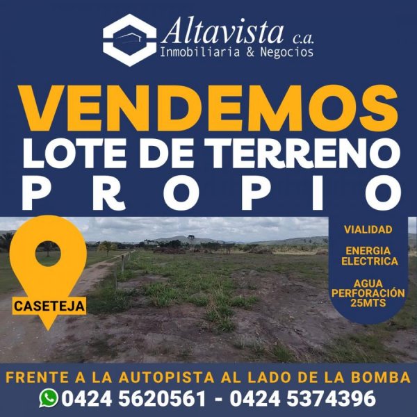 Terreno en Venta en  Caseteja, Yaracuy