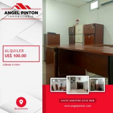 OFICINA - CONSULTORIO EN ALQUILER CENTRO BARQUISIMETO API 517951