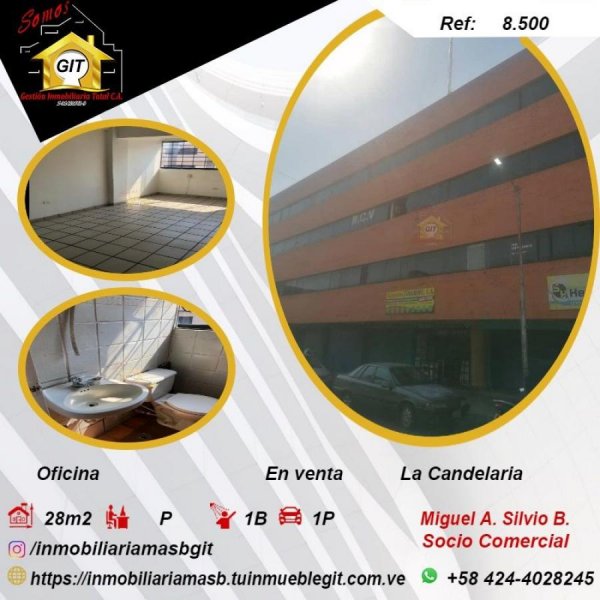 Oficina en Venta en La Candelaria Valencia, Carabobo