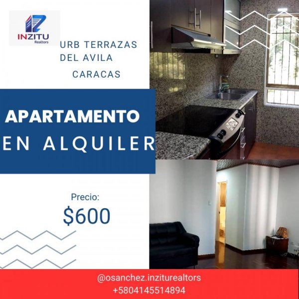 Omery ALQUILA espectacular APARTAMENTO en Urb Terrazas del Ávila 