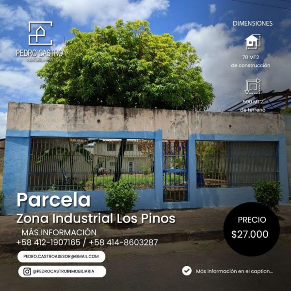 Terreno en Venta en Zona industrial los pinos, UD 323 Ciudad Guayana, Bolívar