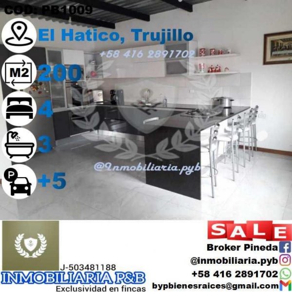 Quinta en Venta en Cristóbal Mendoza Trujillo, Trujillo