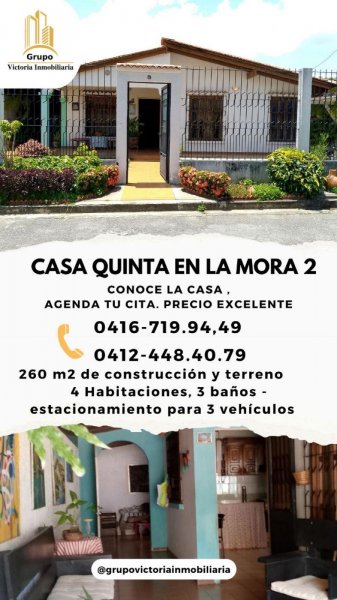 Quinta en la Mora 2 En Venta.