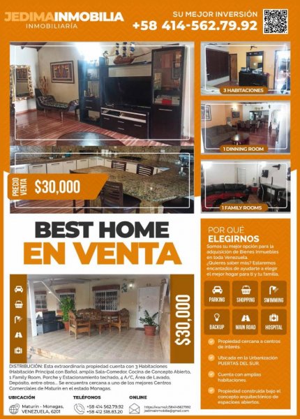 Foto Quinta en Venta en Maturín, Monagas - U$D 30.000 - QUV158634 - BienesOnLine