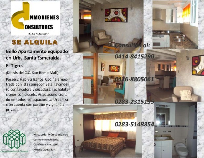 Foto Apartamento en Alquiler en Urbanización Santa Esmeralda, El Tigre, Anzoátegui - BsF 300 - APA113965 - BienesOnLine