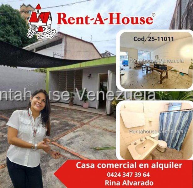 Se alquila casa comercial en Urb. La Soledad, Maracay  (Cod. 25-11011)