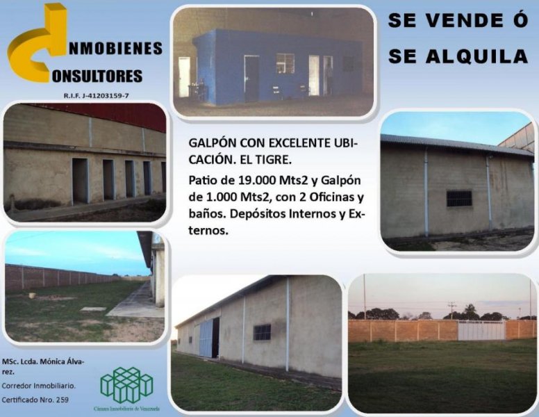 Foto Galpon en Venta en El Tigre, Anzoátegui - BsF 3.000 - GAV114370 - BienesOnLine