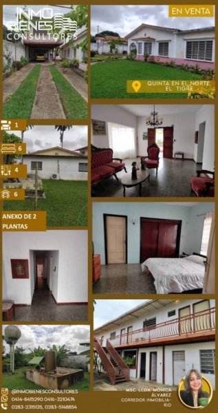 Quinta en Venta en  El Tigre, Anzoátegui