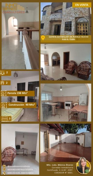 Casa en Venta en Edmundo Barrios El Tigre, Anzoátegui