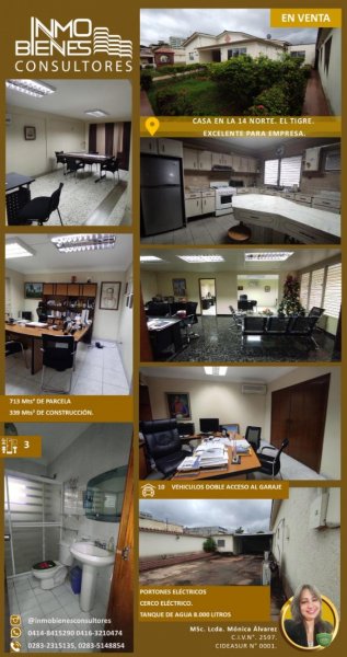 Foto Casa en Venta en Edmundo Barrios, El Tigre, Anzoátegui - U$D 60.000 - CAV191328 - BienesOnLine