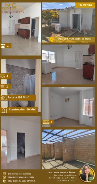 Casa en Venta en Edmundo Barrios El Tigre, Anzoátegui