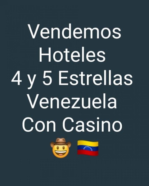 Hotel en Venta en @phagrovzla Hoteles 4 y 5 Estrellas Casino, Distrito Federal