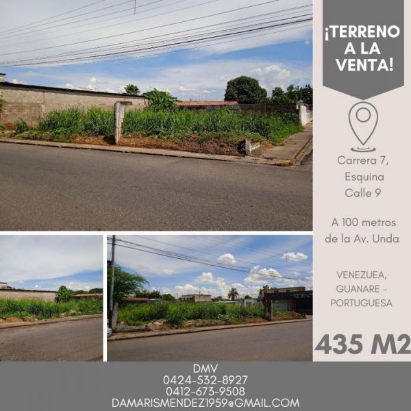 Foto Terreno en Venta en Guanare, Portuguesa - U$D 88.000 - TEV183352 - BienesOnLine