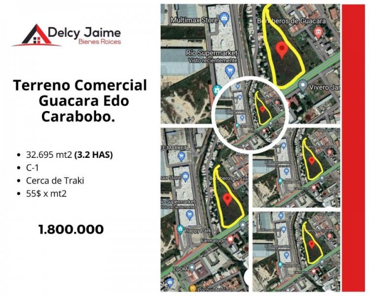 Foto Terreno en Venta en Guacara Edo Carabobo, Guacara, Carabobo - 3 hectareas - U$D 1.800.000 - TEV196909 - BienesOnLine