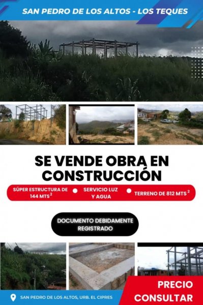 Terreno en Venta en  San Pedro de Los altos, Miranda