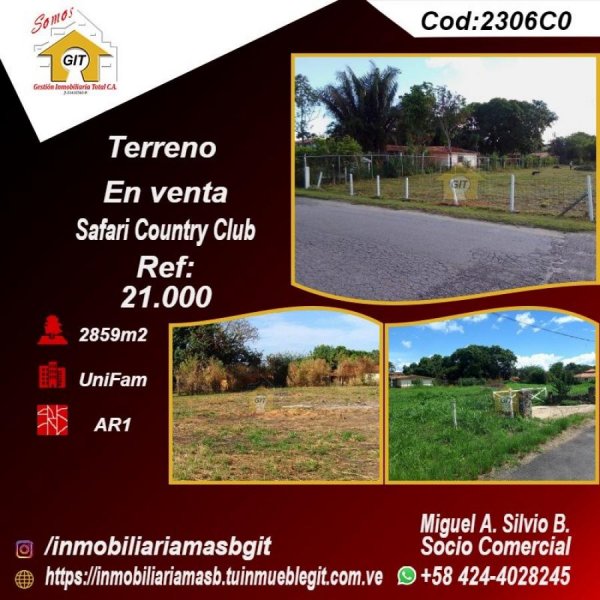 Terreno en Venta en Libertador, Safary Country Club Tocuyito, Carabobo