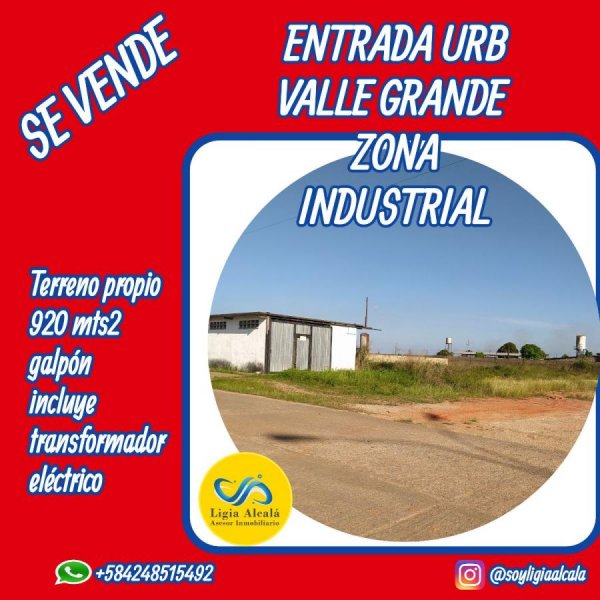 TERRENO EN VENTA ZONA INDUSTRIAL MATURIN