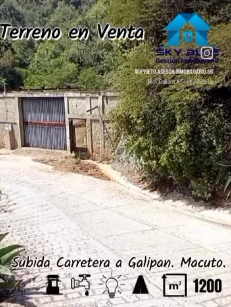 Terreno en Venta en Macuto Macuto, Vargas