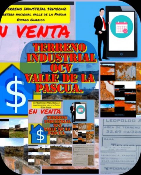 Terreno en Venta en Valle de la Pascua. Valle de la Pascua, Guárico