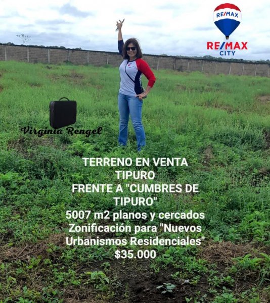 Terreno en Venta en TiPURO Maturín, Monagas