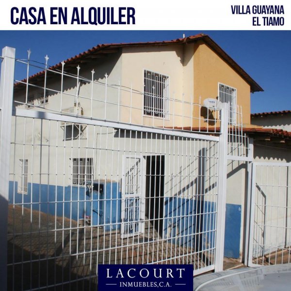 Foto Casa en Alquiler en UNARE, VILLA GUAYANA, Bolívar - U$D 150 - CAA125122 - BienesOnLine