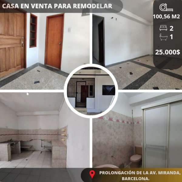 Casa en Venta en El Carmen Barcelona, Anzoátegui