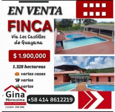 Finca en Venta en San Felix Castillos de Guayana, Bolívar